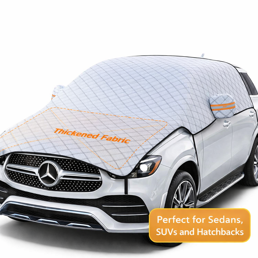 Car Windshield Snow Cover Perfect for sedans, SUVs, crossovers, and hatchbacks.